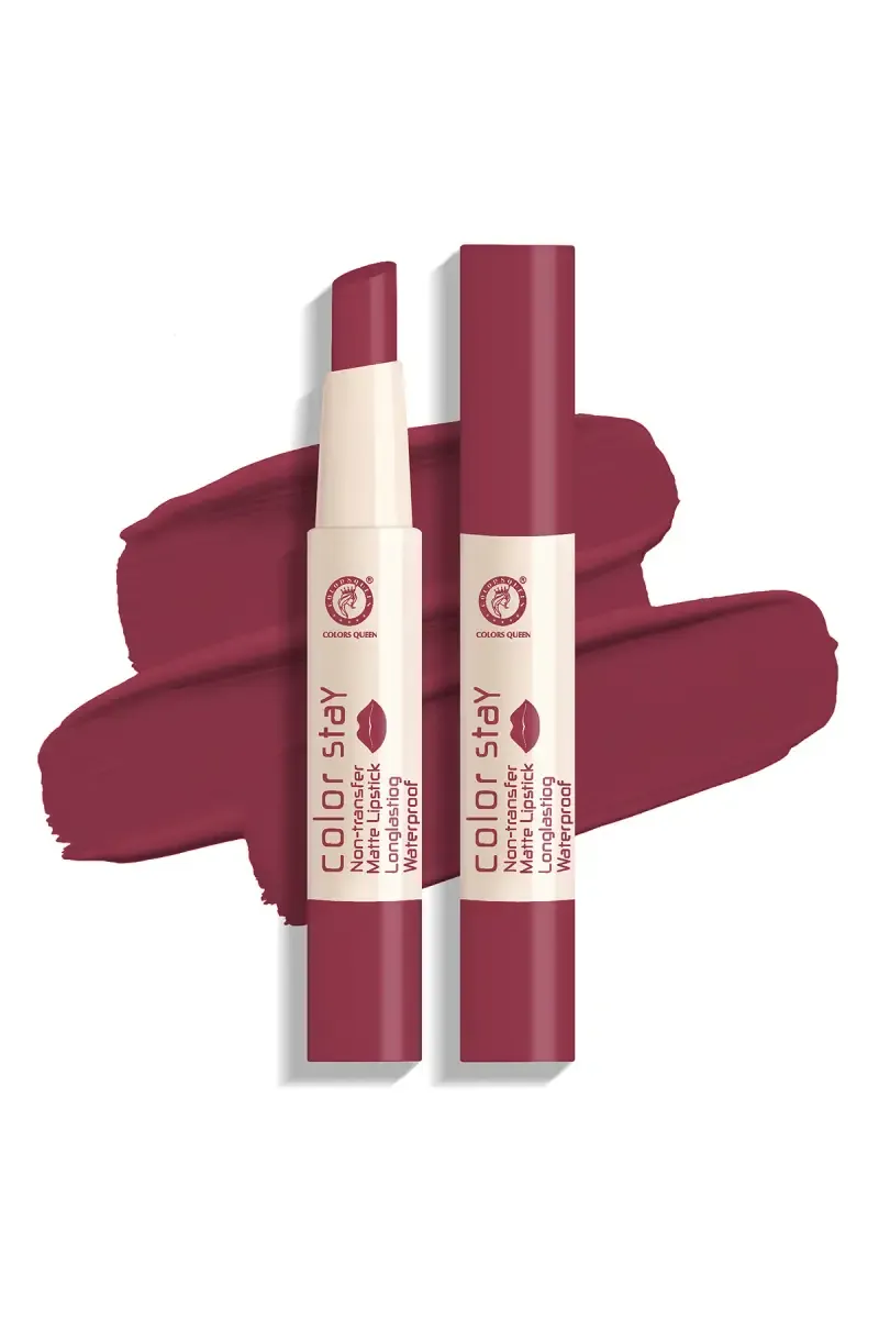 Colors Queen Creamy Matte Color Stay Transfer Proof & Waterproof Lipstick - 2gm (Shade 12)  012338SHA122GM