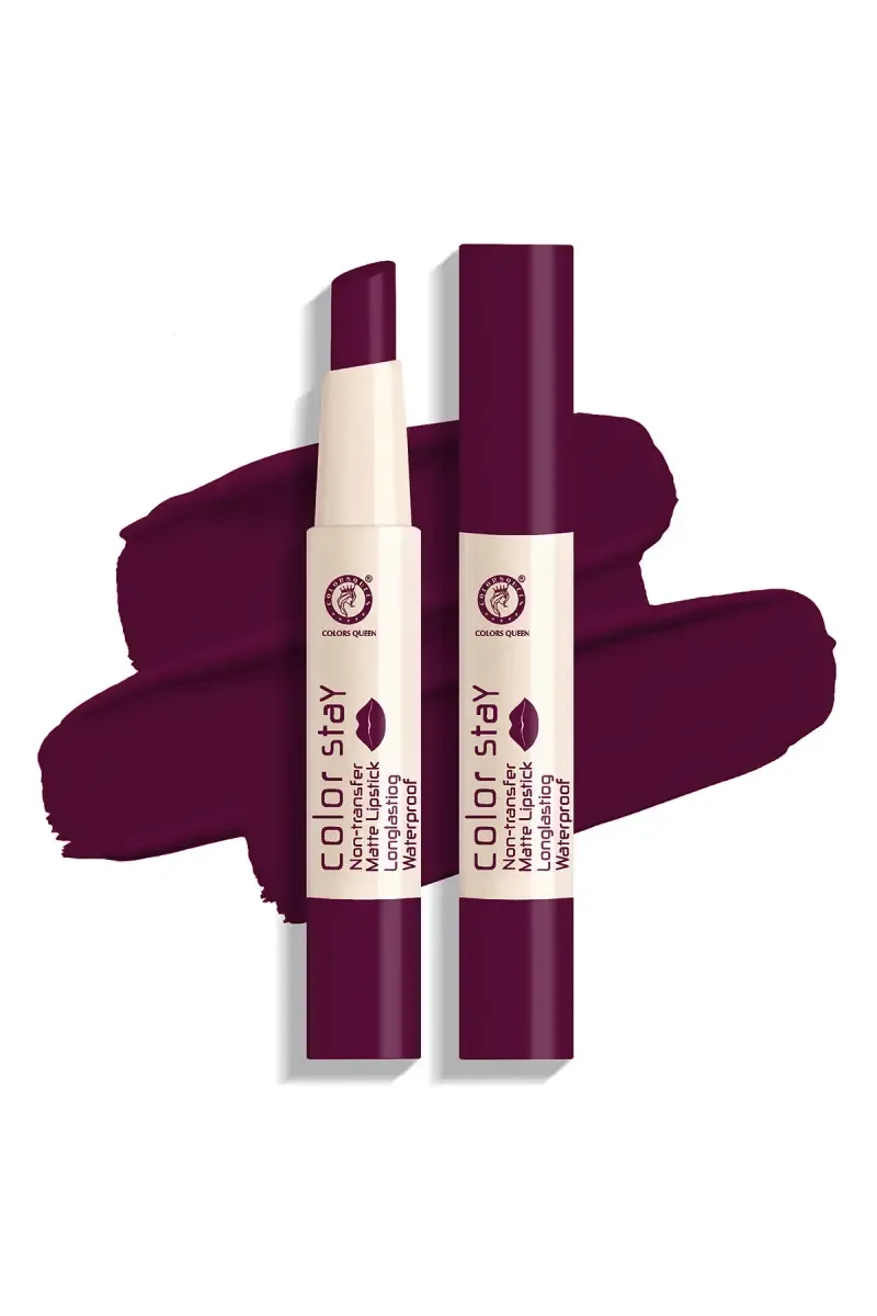 Colors Queen Creamy Matte Color Stay Transfer Proof & Waterproof Lipstick - 2gm (Shade 13)  012338SHA132GM