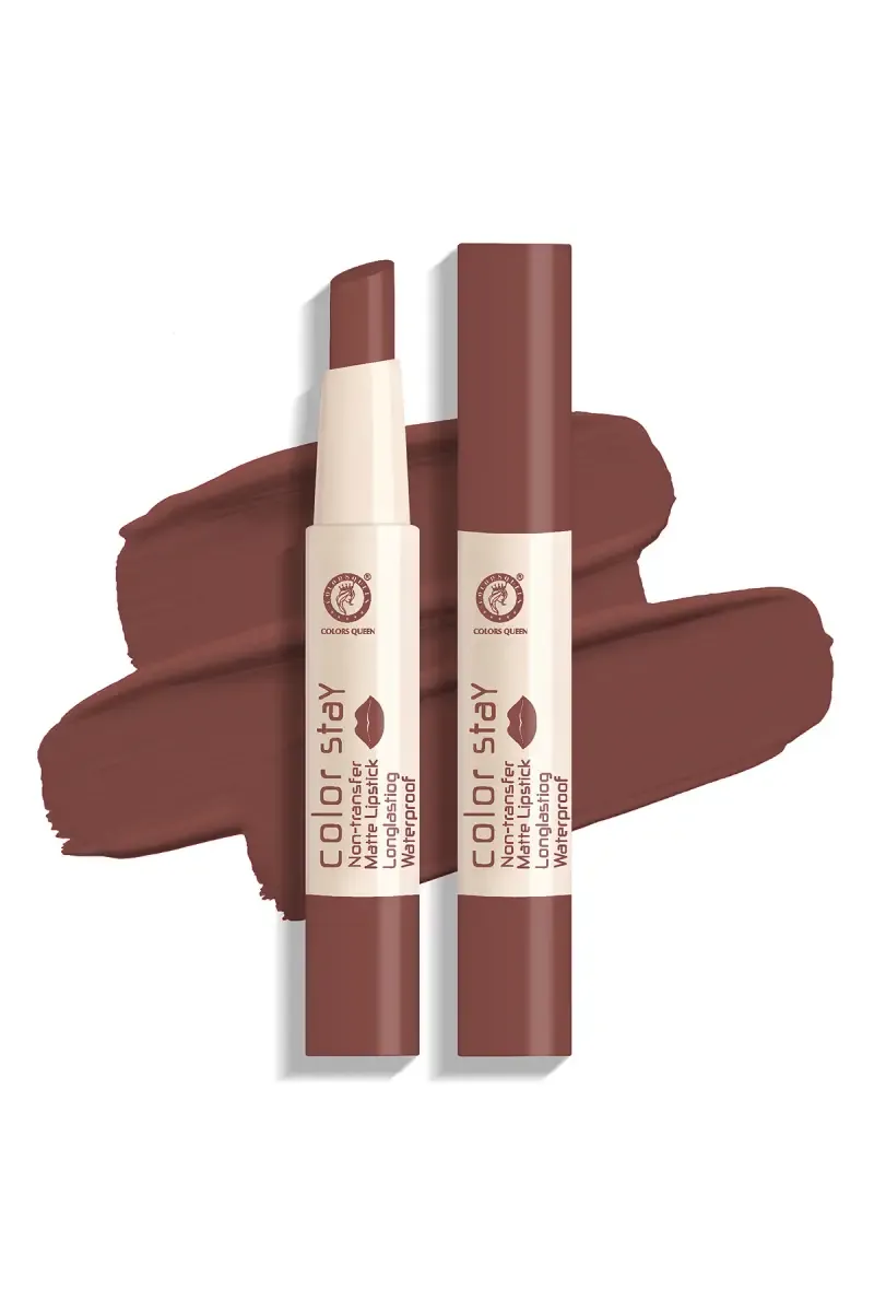 Colors Queen Creamy Matte Color Stay Transfer Proof & Waterproof Lipstick - 2gm (Shade 14)