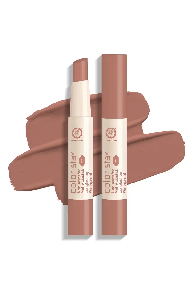 Colors Queen Creamy Matte Color Stay Transfer Proof & Waterproof Lipstick - 2gm (Shade 18)  012338SHA182GM