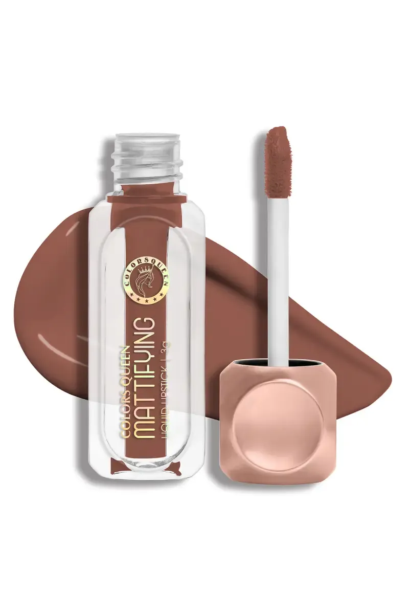 Colors Queen Mattifying Non Transfer Matte Liquid Lipstick - 3gm (Shade 11) 