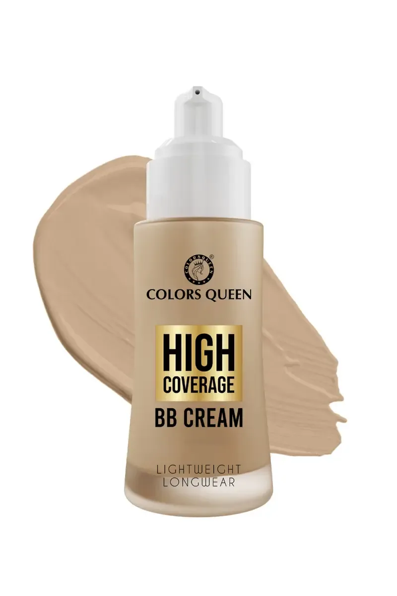 Colors Queen High Coverage BB Cream Foundation- 50gm (Shade 04)	 012409SHA0450G
