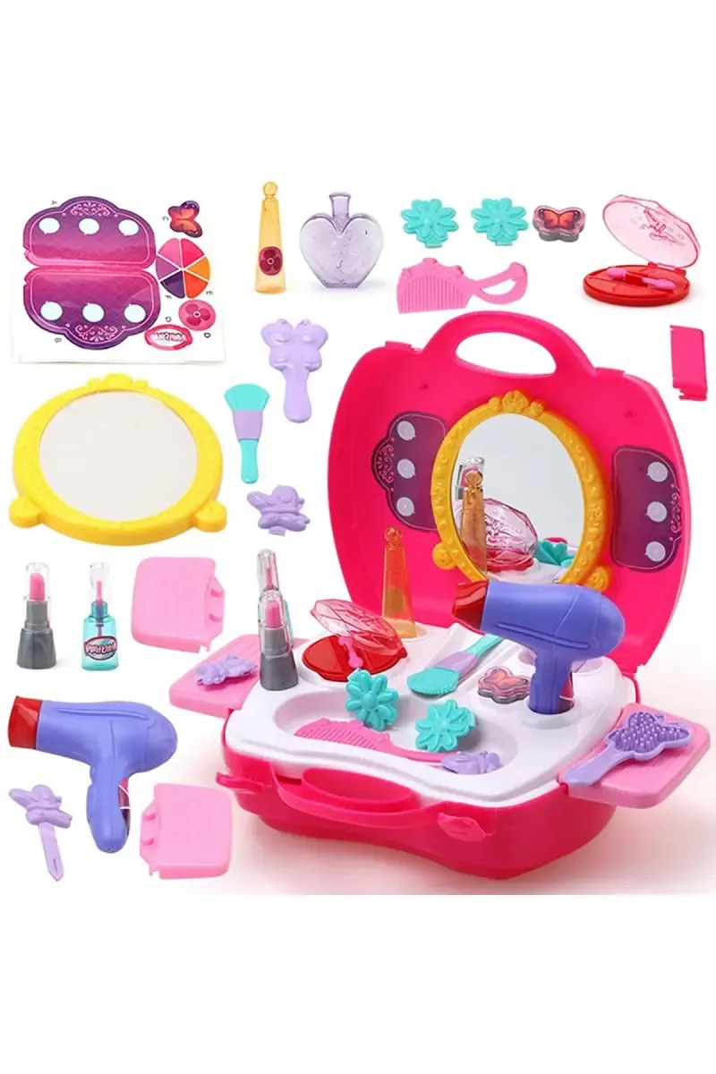 Dream Fashion Beauty Makeup Pretend Play Toy Set - 22 Pcs