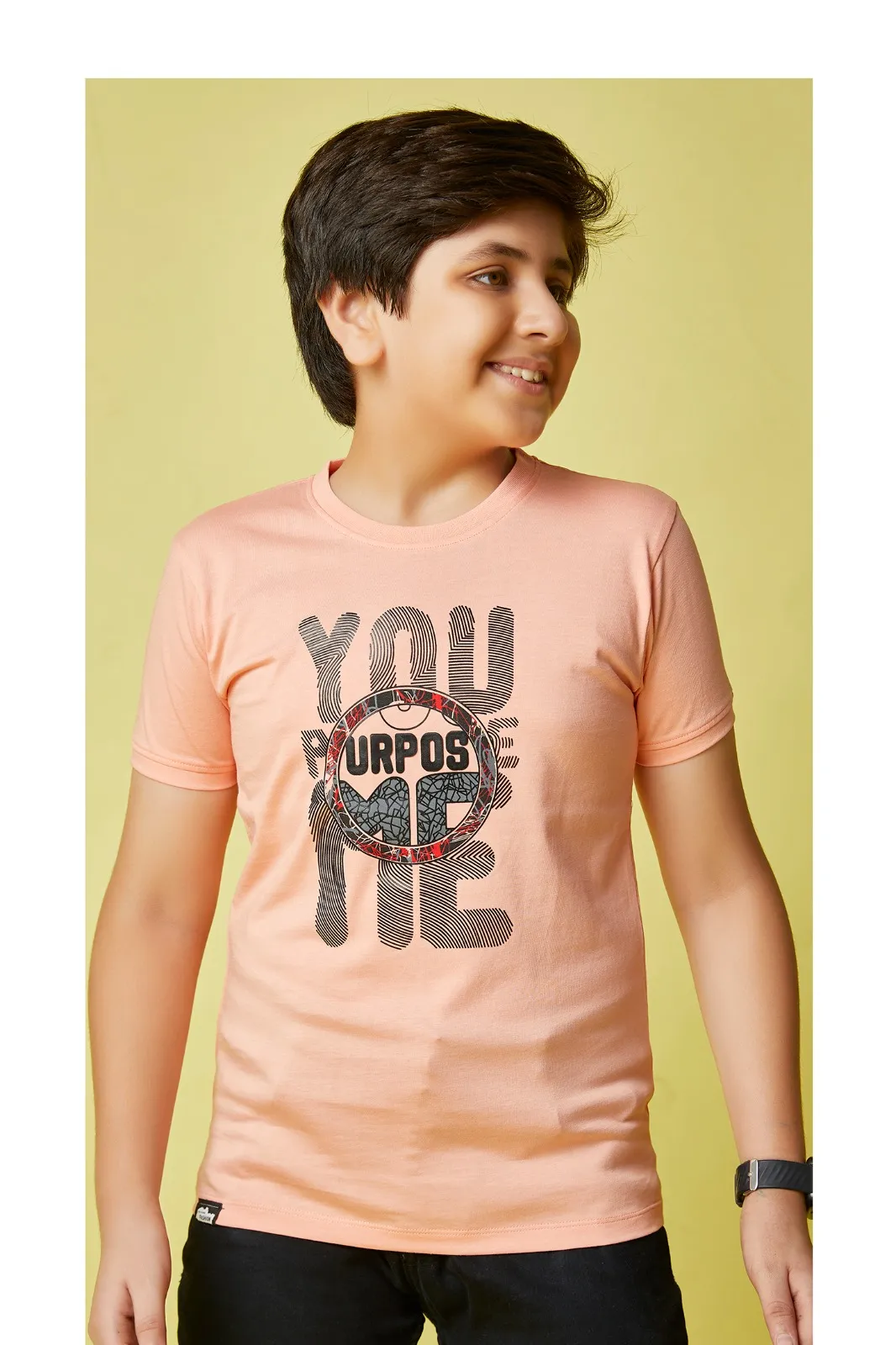 Typographic Print T-shirt for Boy