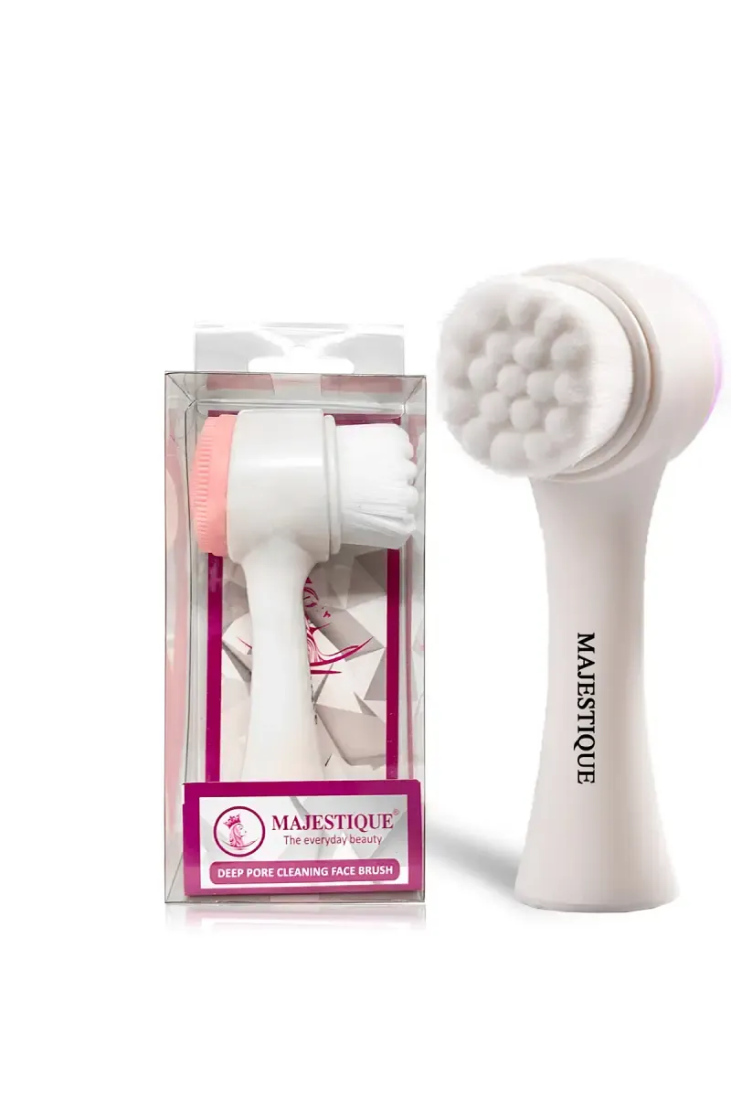 Deep Pore Cleaning Face Exfoliator Brush Double Sided Face Cleanser Brush