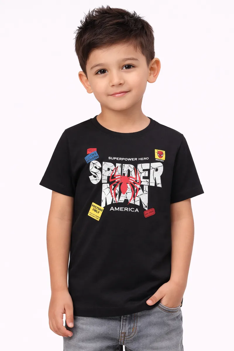 Boy's Cotton Graphic Print T-shirt
