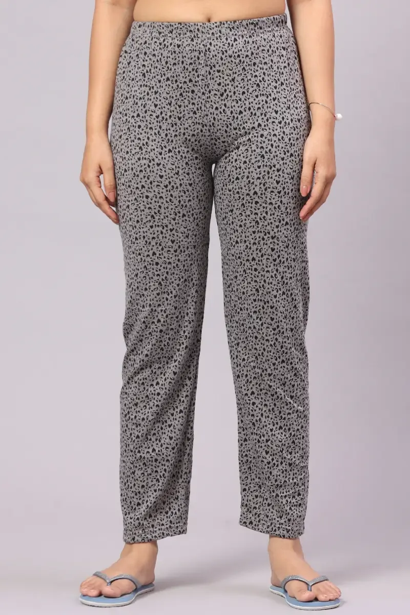 Women's Cotton Hosiery Printed Pyjama Pant