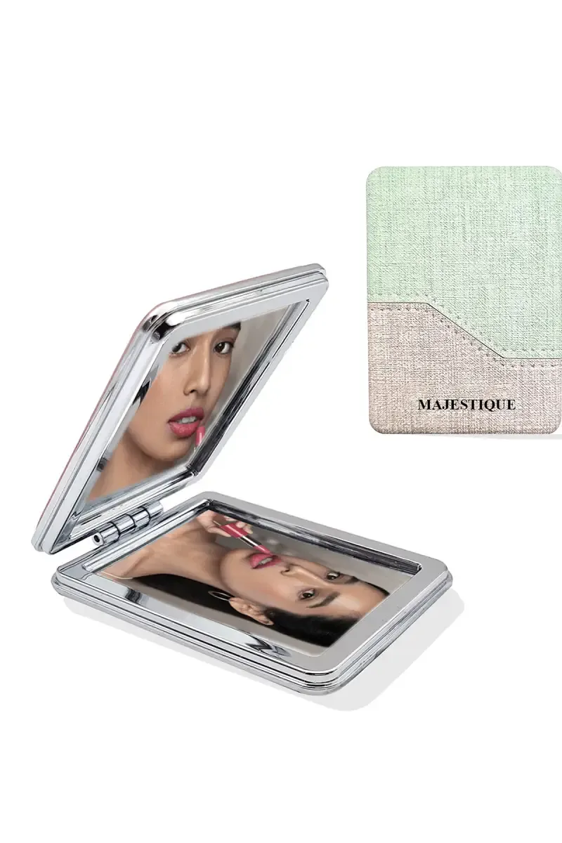 Portable Makeup Mirror for Women (Multicolor) - Pack of 1