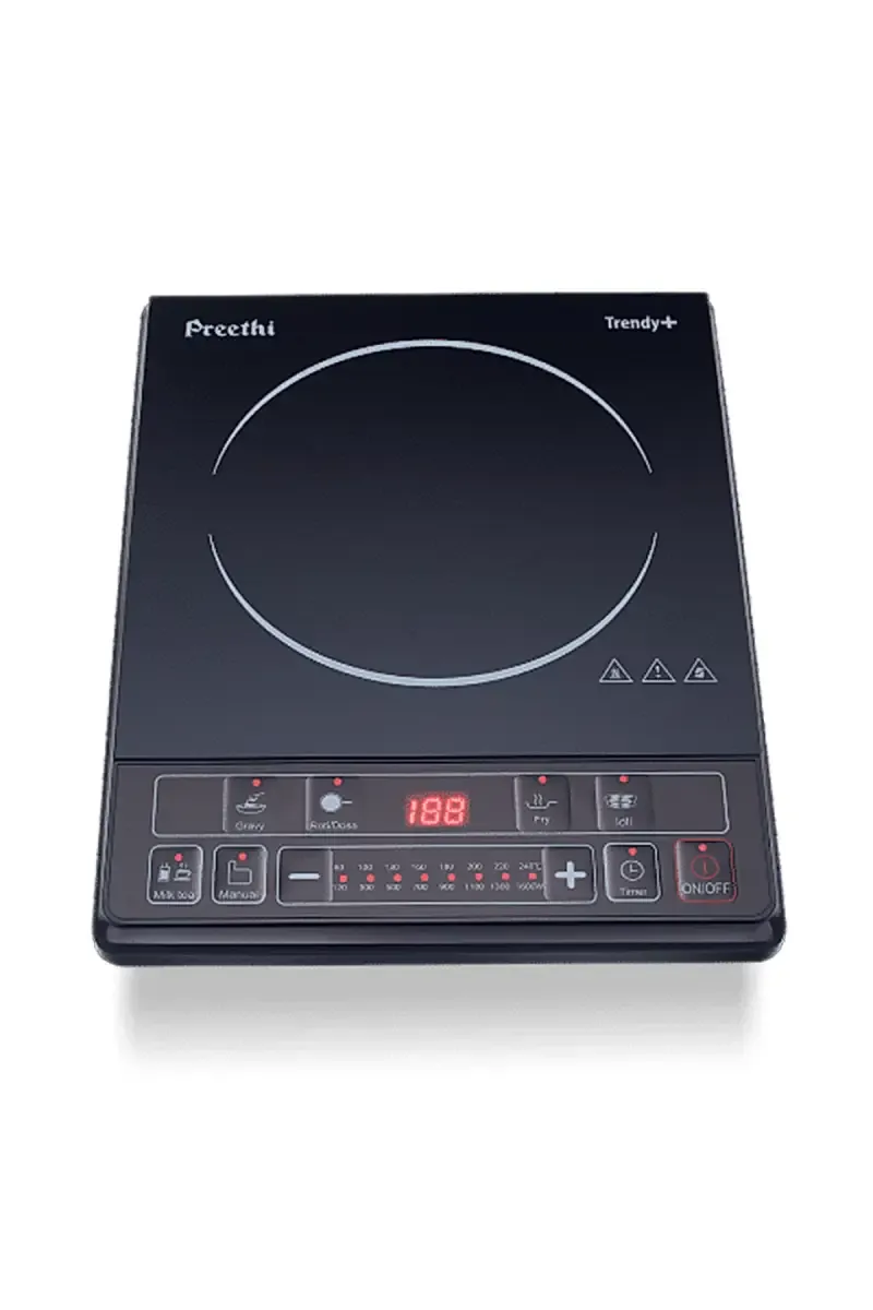 Preethi 1600 W Trendy Plus IC116 Induction Cooktop (Black)