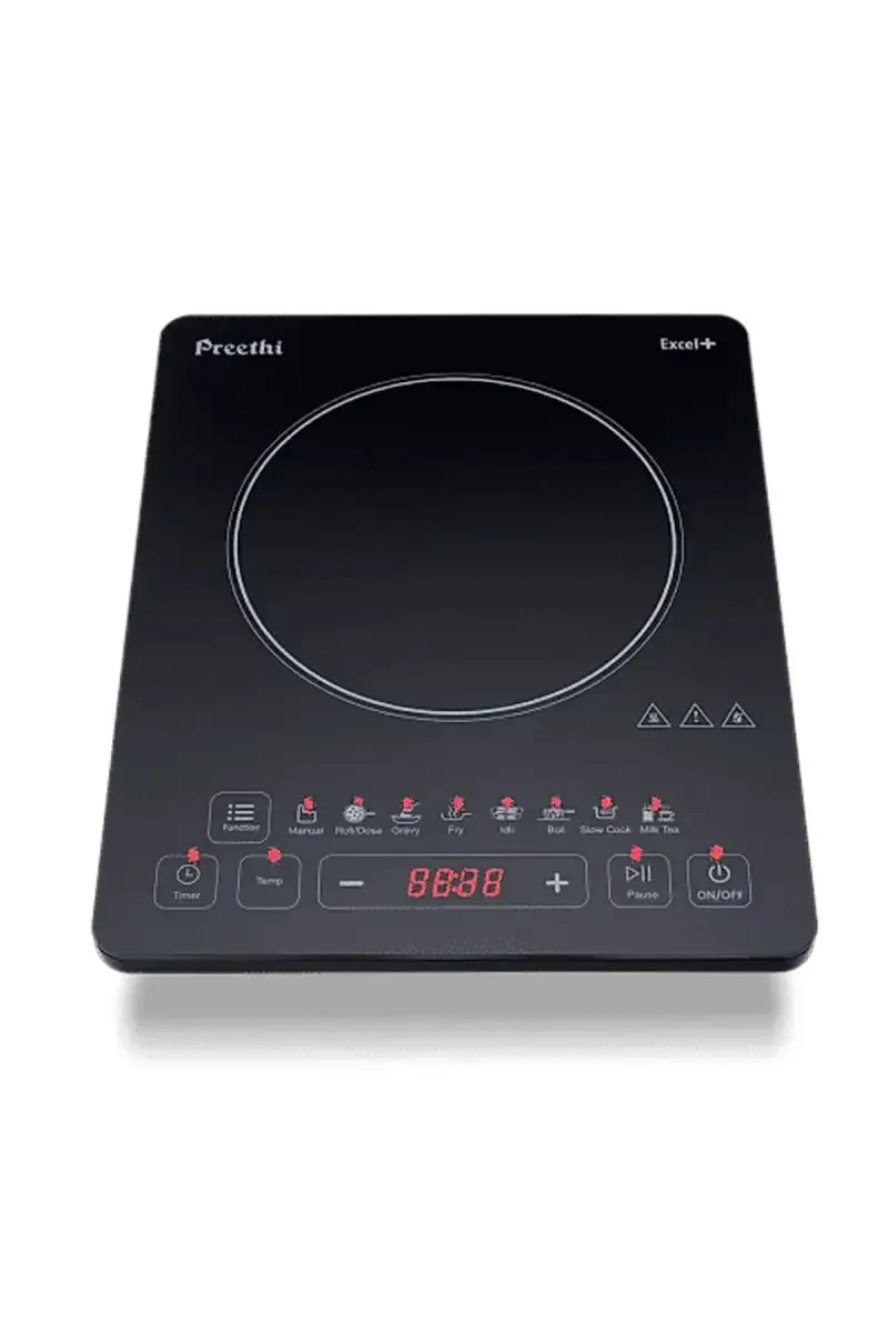 Preethi 1600 W Excel Plus IC117 Induction Cooktop (Black)
