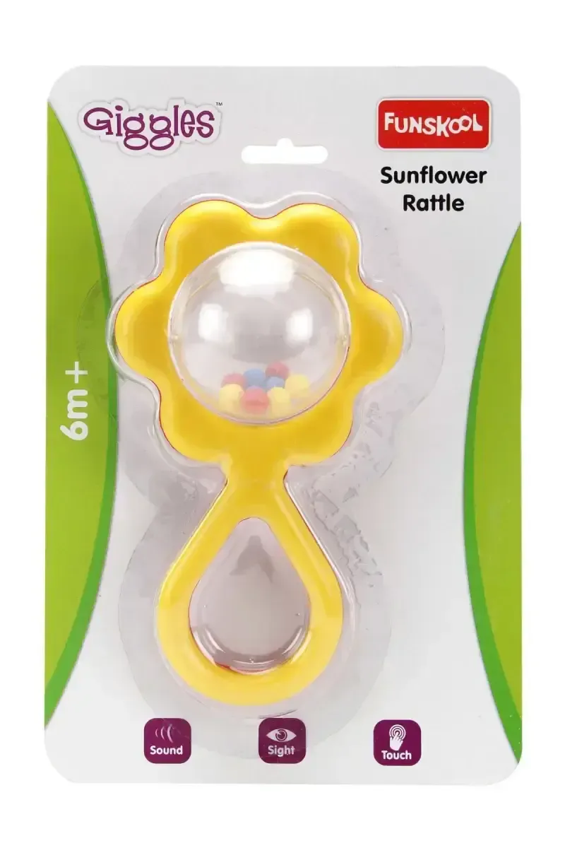 Funskool Sunflower Rattle Toy (Multicolor, Pack Of 1) 012948MUL