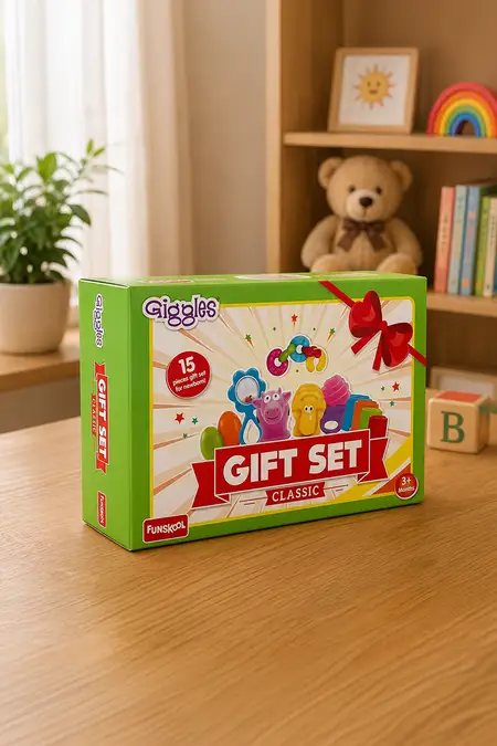 Giggles Baby Toy Gift Set for New Born