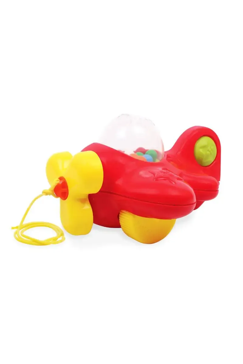 Giggles My First Aeroplane Pull Along Toy (Multicolor, Pack Of 1)