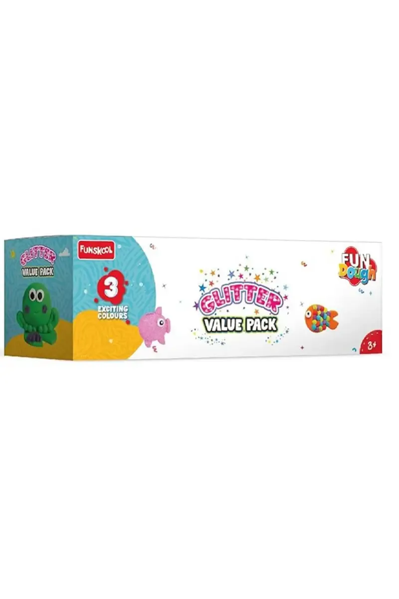 Fun Dough Glitter Clay Activity Set 