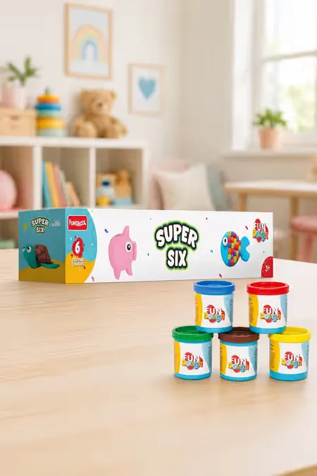 Fundough Super Six Activity Set