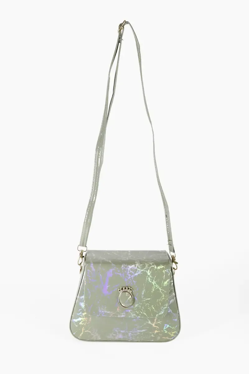 Marble printed Box Sling Bag for Girls 013060LIGGRE