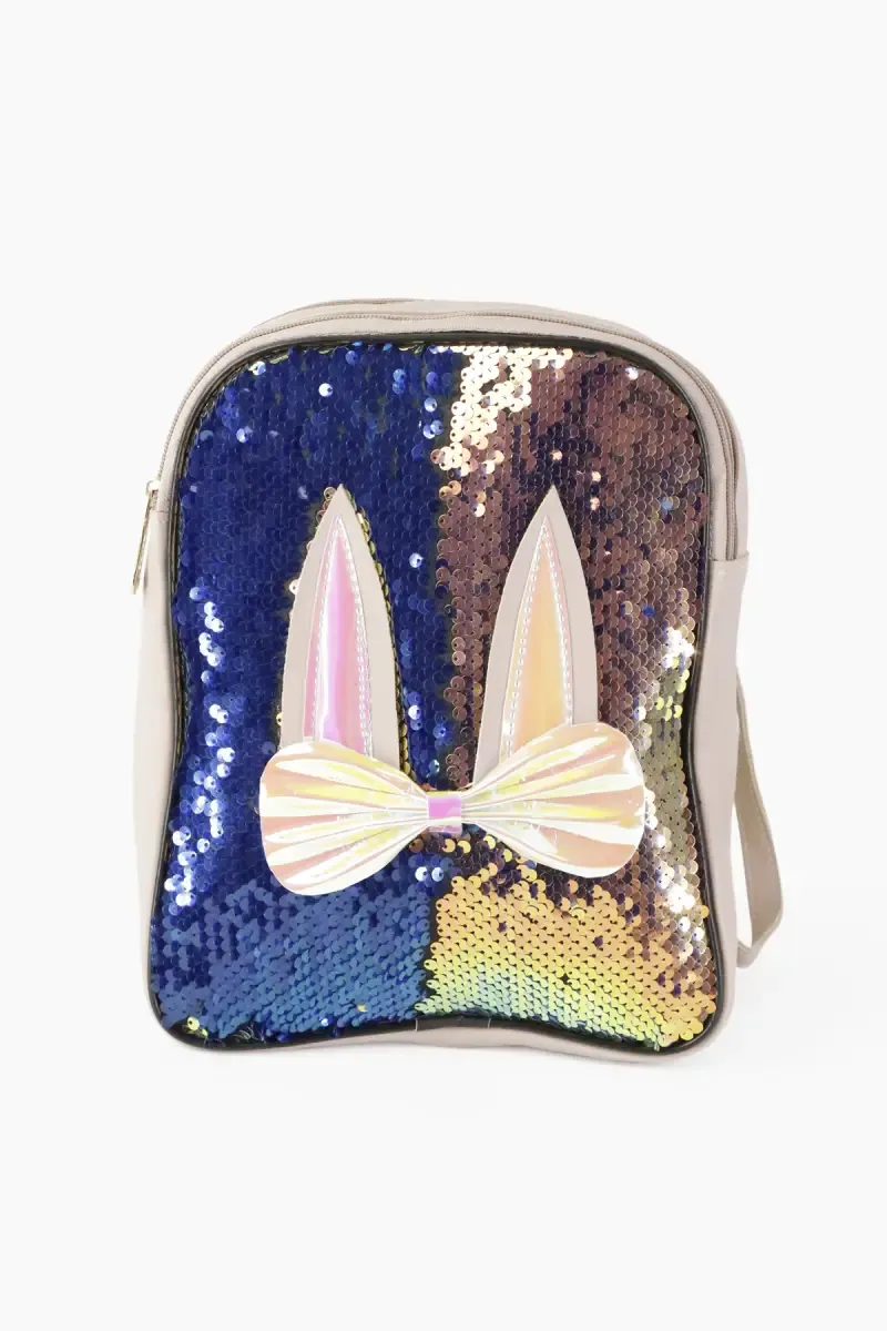 Trendy Reversable Sequin Mini Backpack for Girls 013088PEAWITGOL