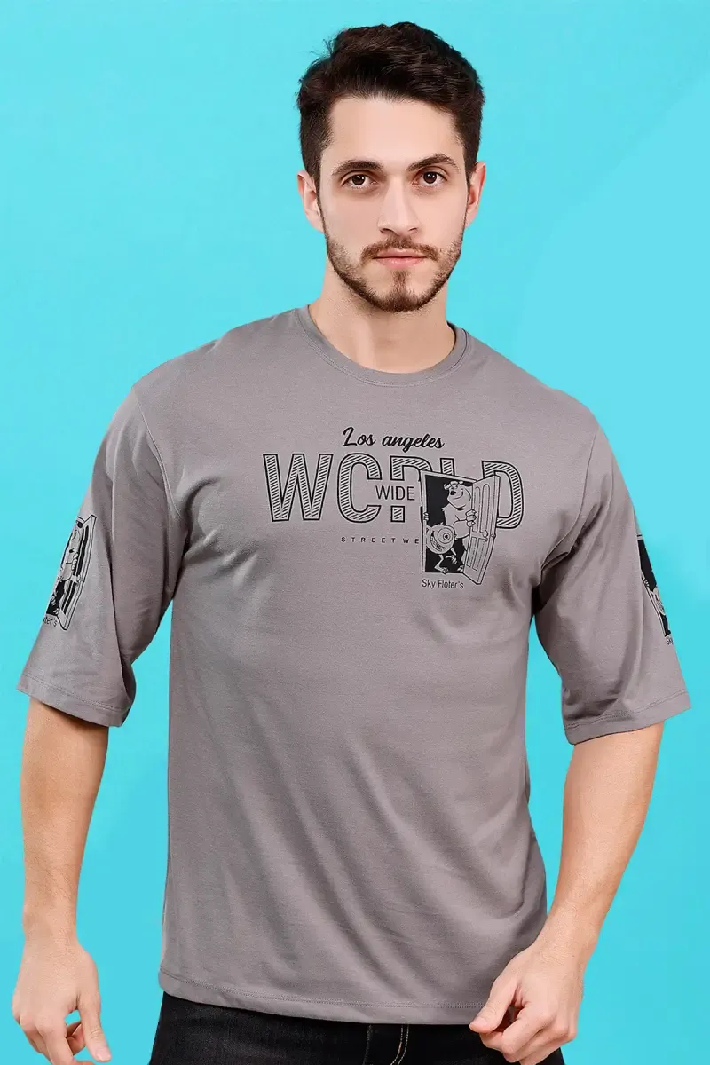 Men's Cotton Drop Shoulder T-shirt