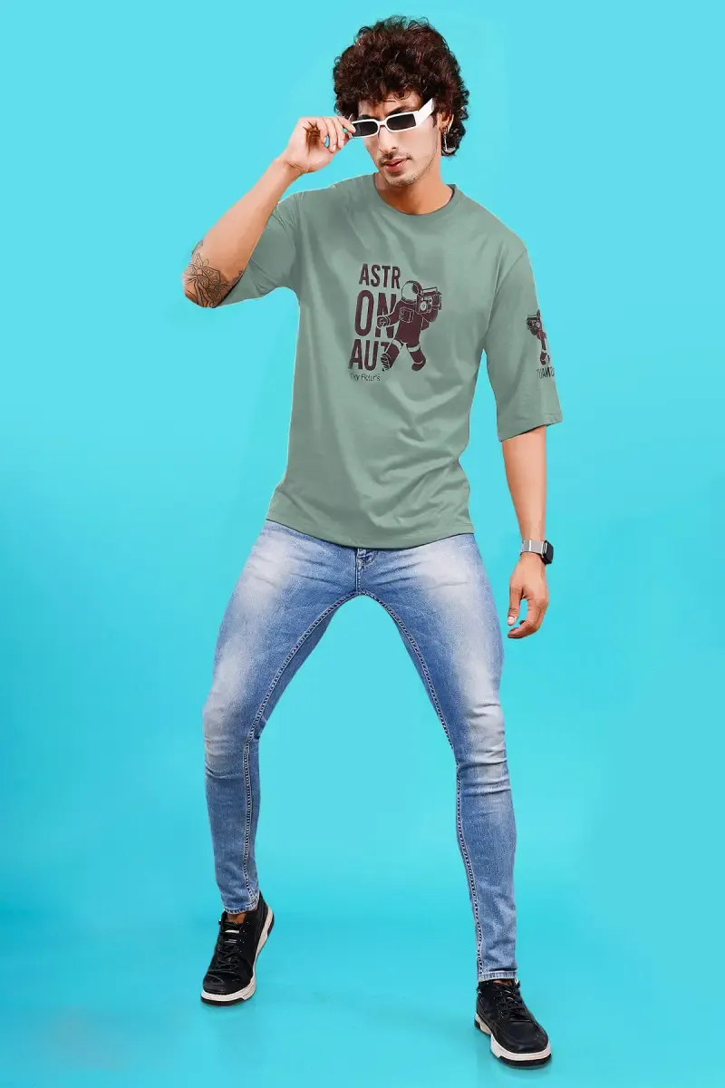 Men's Cotton Drop Shoulder T-shirt