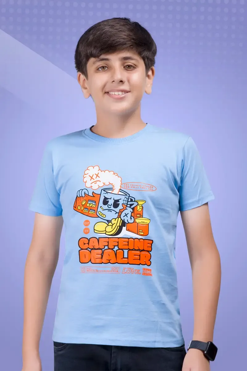 Boy's Graphic Print Cotton T-shirt