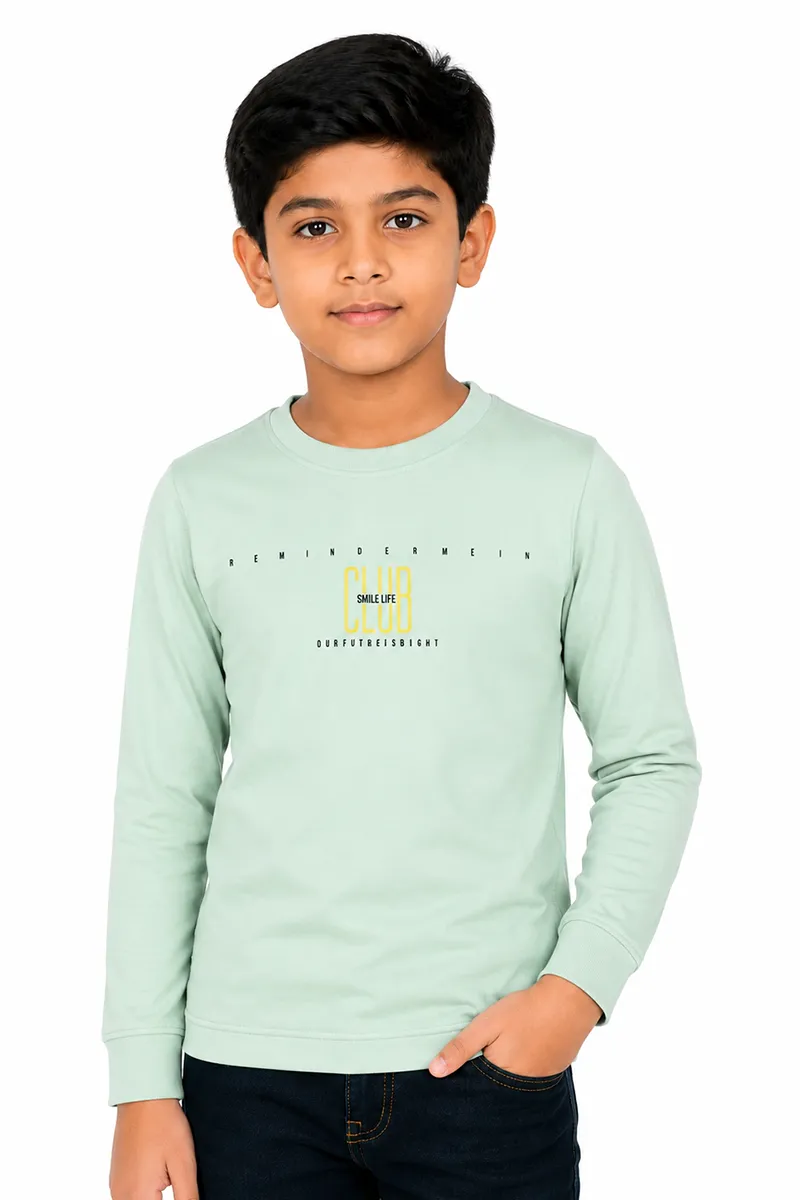 Boy's Cotton Printed T-shirt