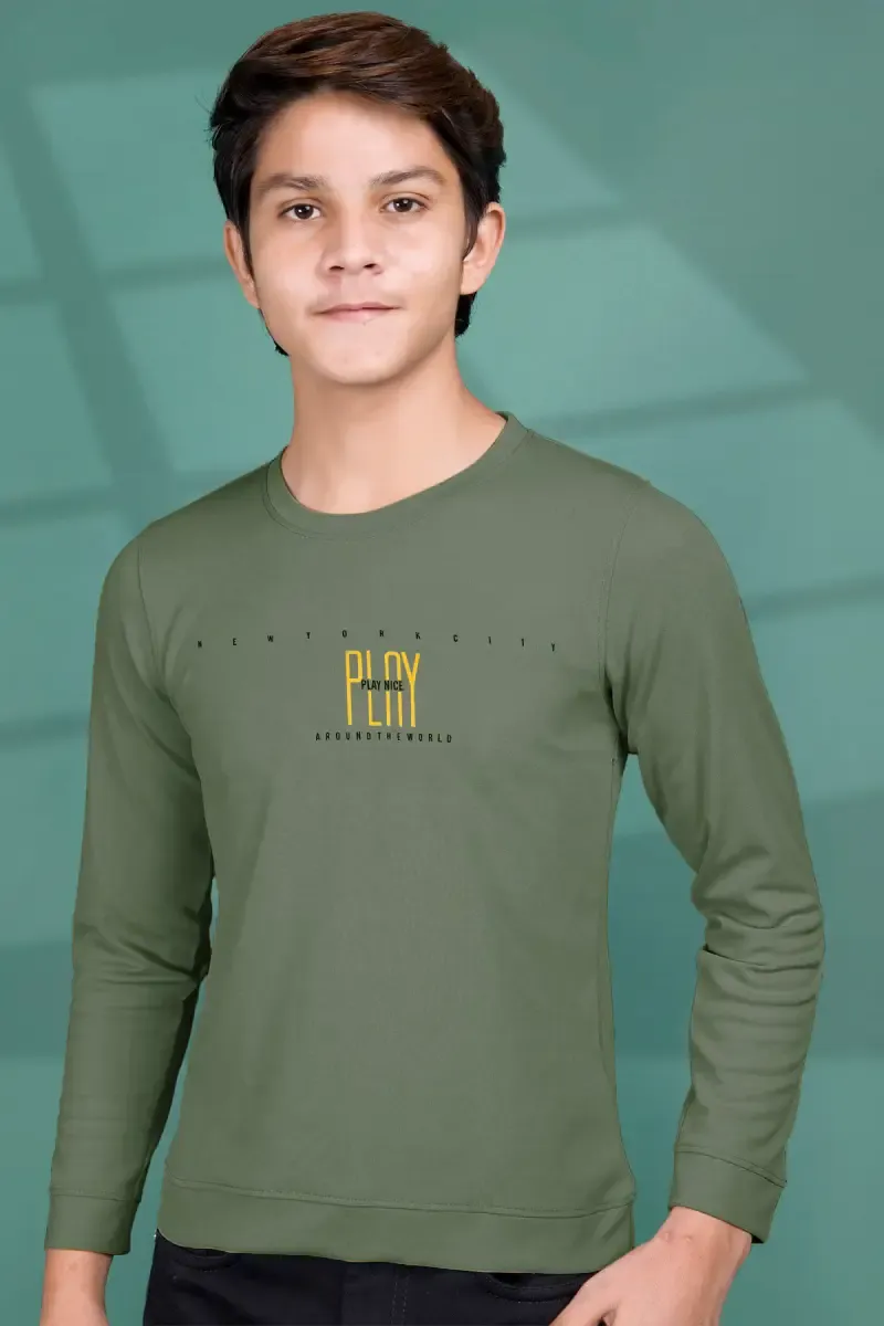 Cotton Printed T-shirt for Boy 01328978YRSOLI