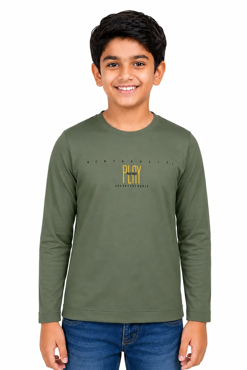 Cotton Printed T-shirt for Boy