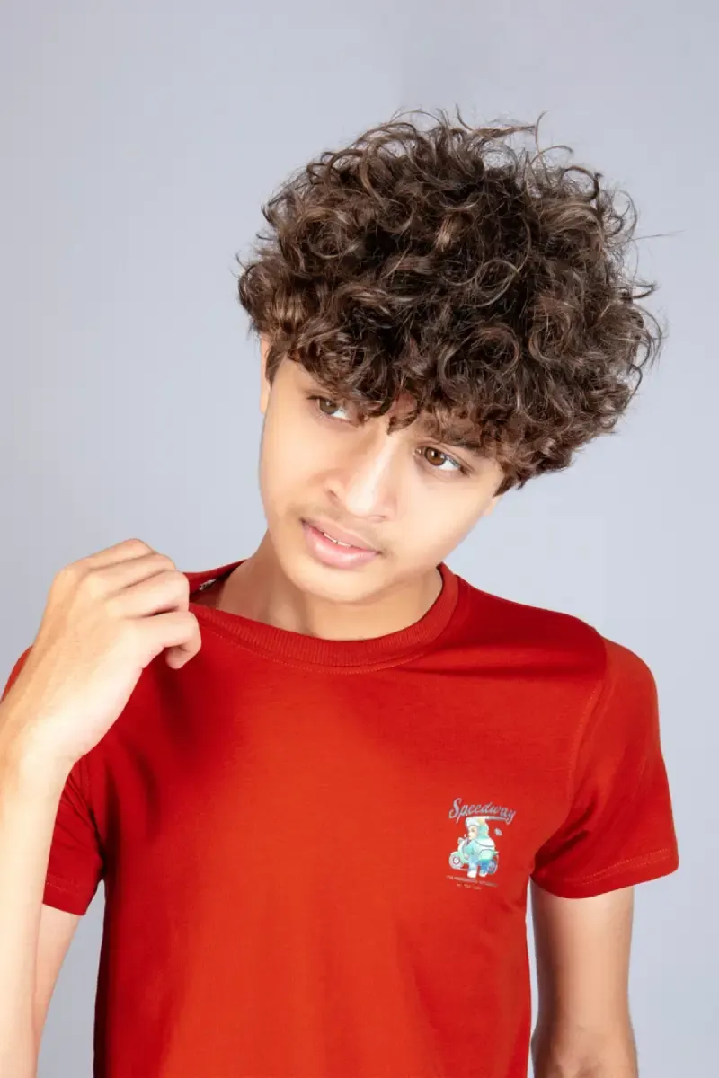 Boy's Cotton Solid T-shirt