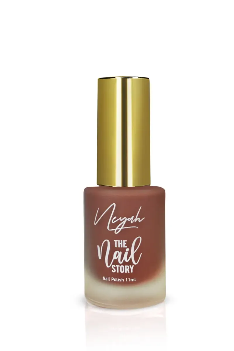 The Nail Story Nail Polish - 11ml (Sandy Brown )