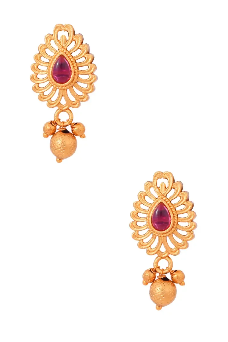 Gold Plated Drop Earrings for Girls & Women