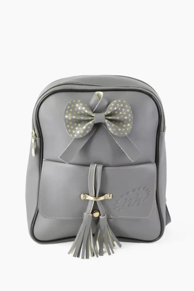 Women's Fashion Cute Small Backpack with tassels 013722GRE