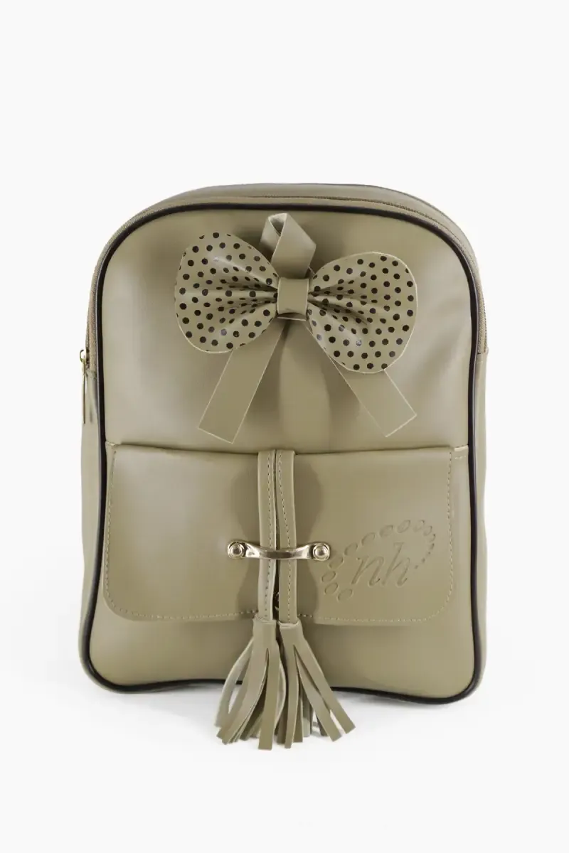 Women's Fashion Cute Small Backpack with tassels 013722KHA