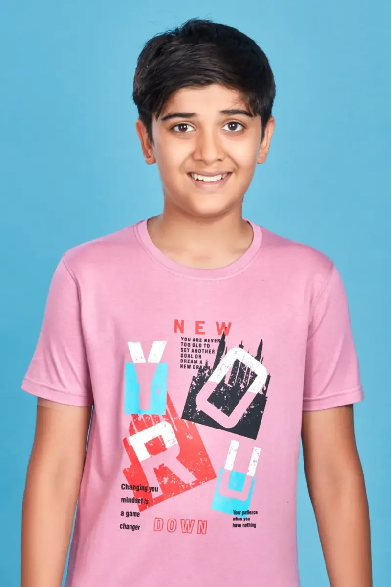 Boy's Graphic Print Cotton T-shirt