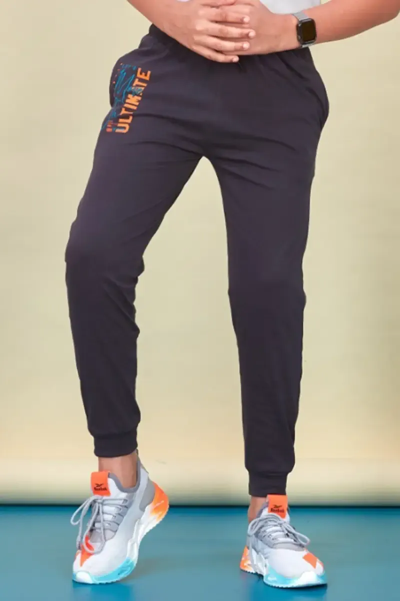 Boy's Printed Cotton Track Pant