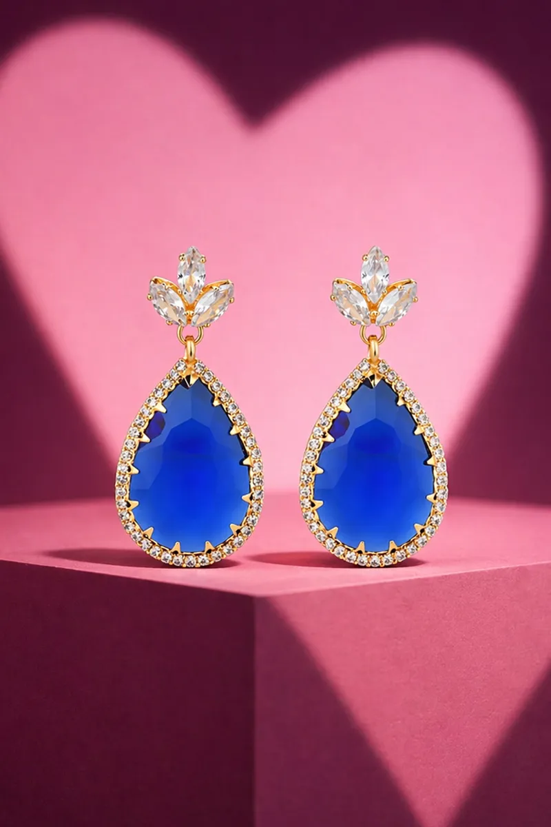 Elegance Party Wear Teardrop Earrings for Girls & Women