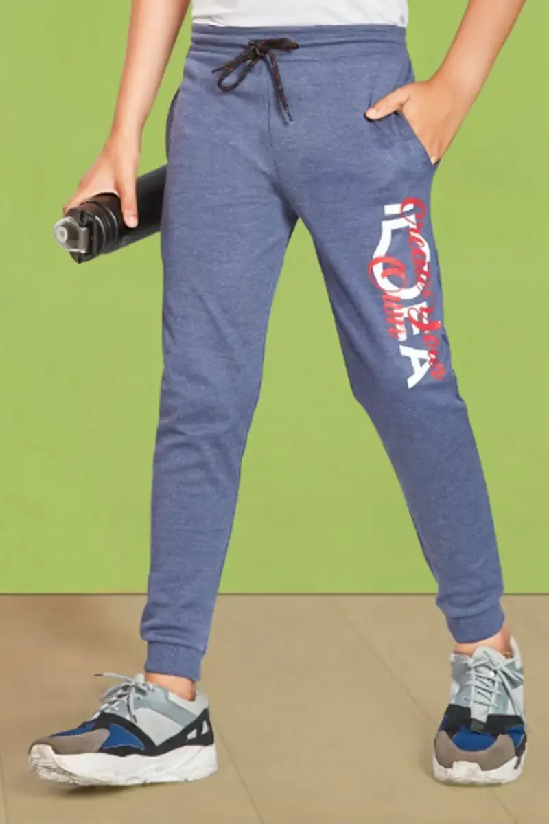 Printed Slim Fit Track Pant for Boy