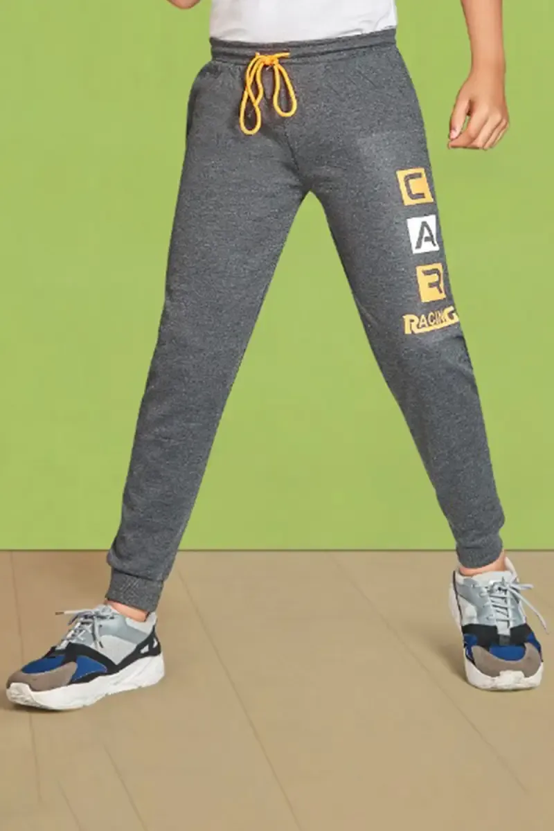 Boy's Cotton Blend Slim Fit Track Pant