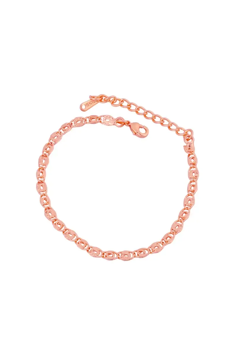 Link Bracelets Set for Girls & Women(Trio in Gold, Silver & Rose Gold)