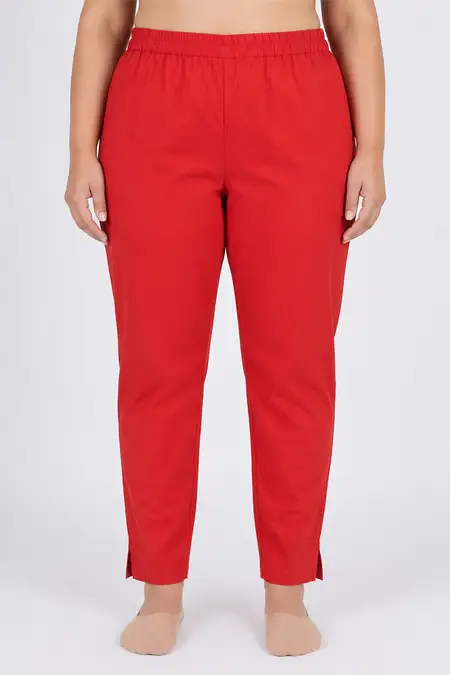 Viscose Rayon Solid Kurti Pant for Women - Plus Size