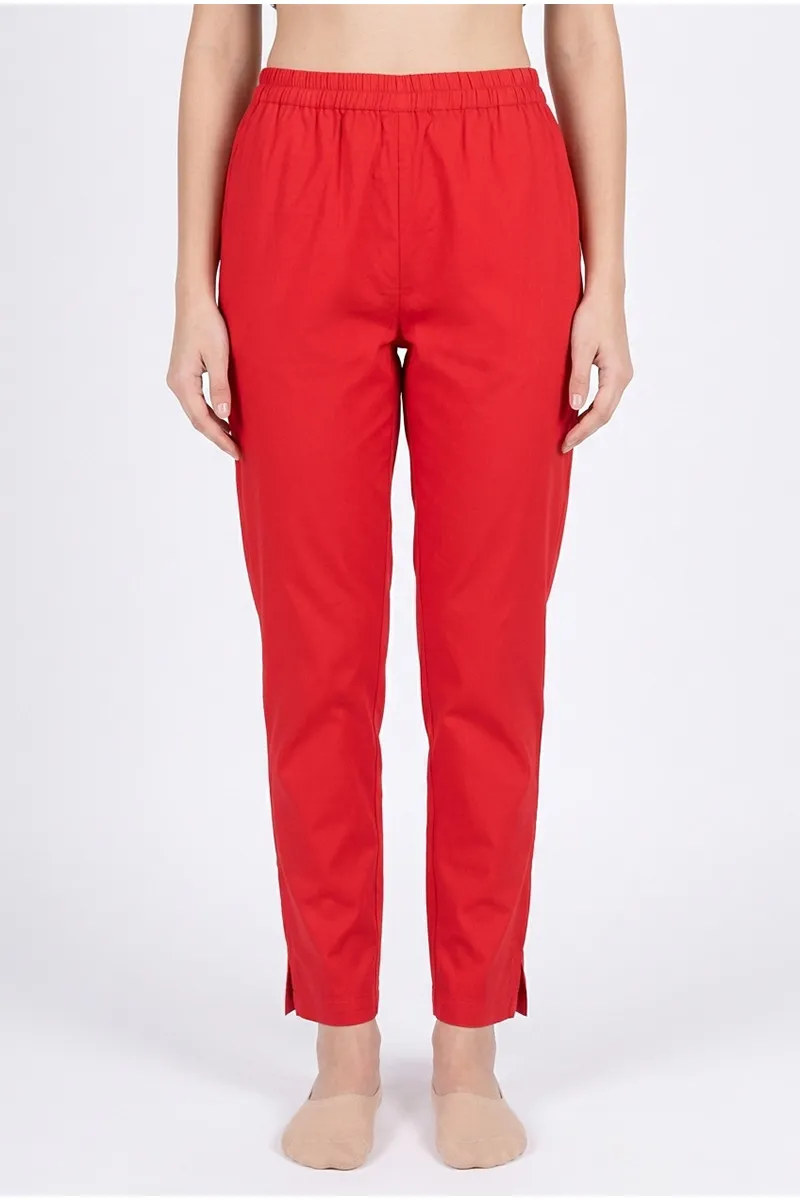 Viscose Rayon Solid Kurti Pant for Women