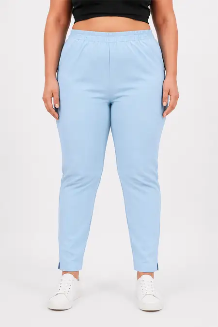 Viscose Rayon Solid Kurti Pant for Women - Plus Size