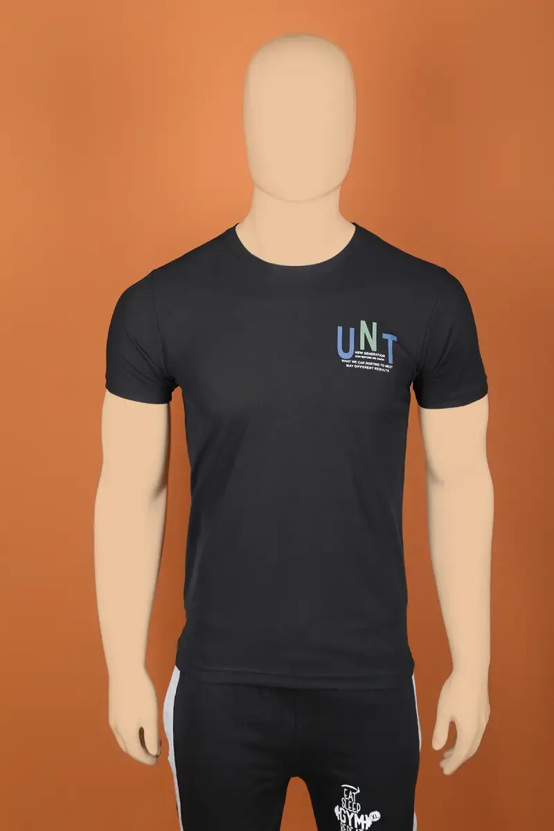 Men's Polyester Slim Fit T-shirt