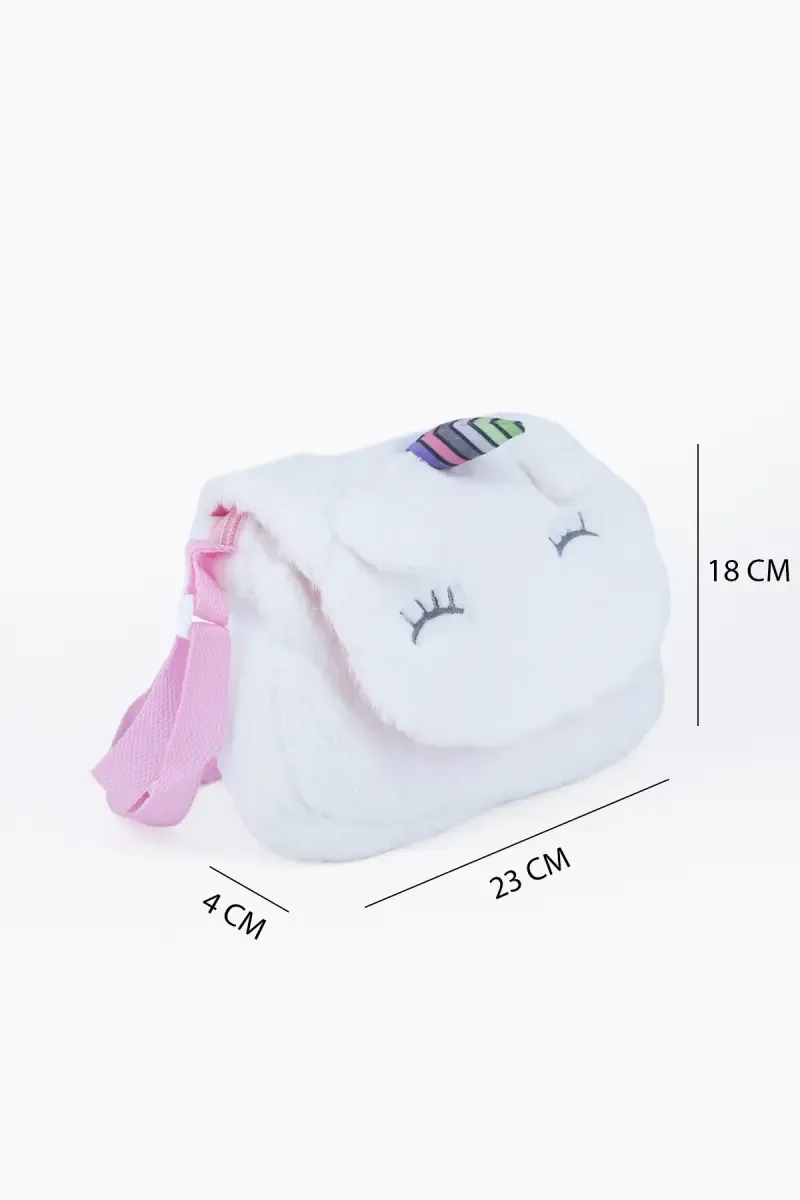 Unicorn Cute Fluffy Shoulder Small Sling Bag for Girls