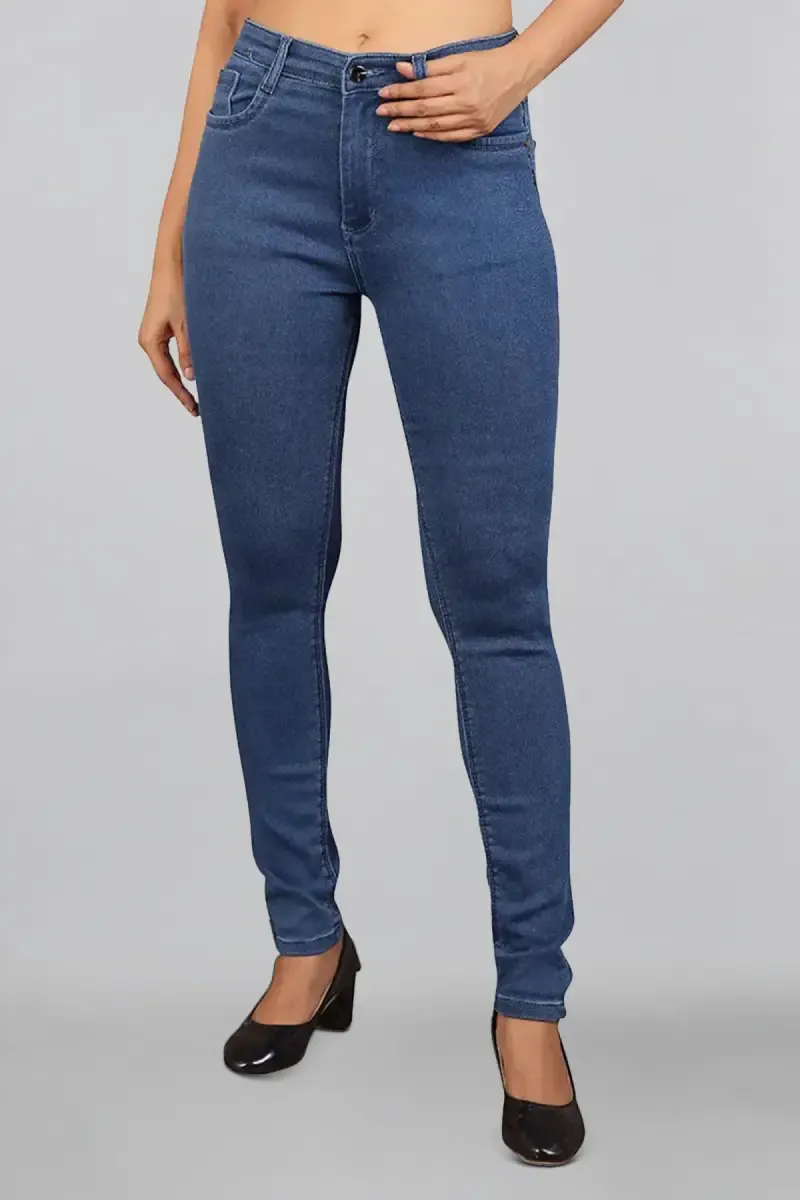 Cotton Lycra Blend Clean Look Jean for Women