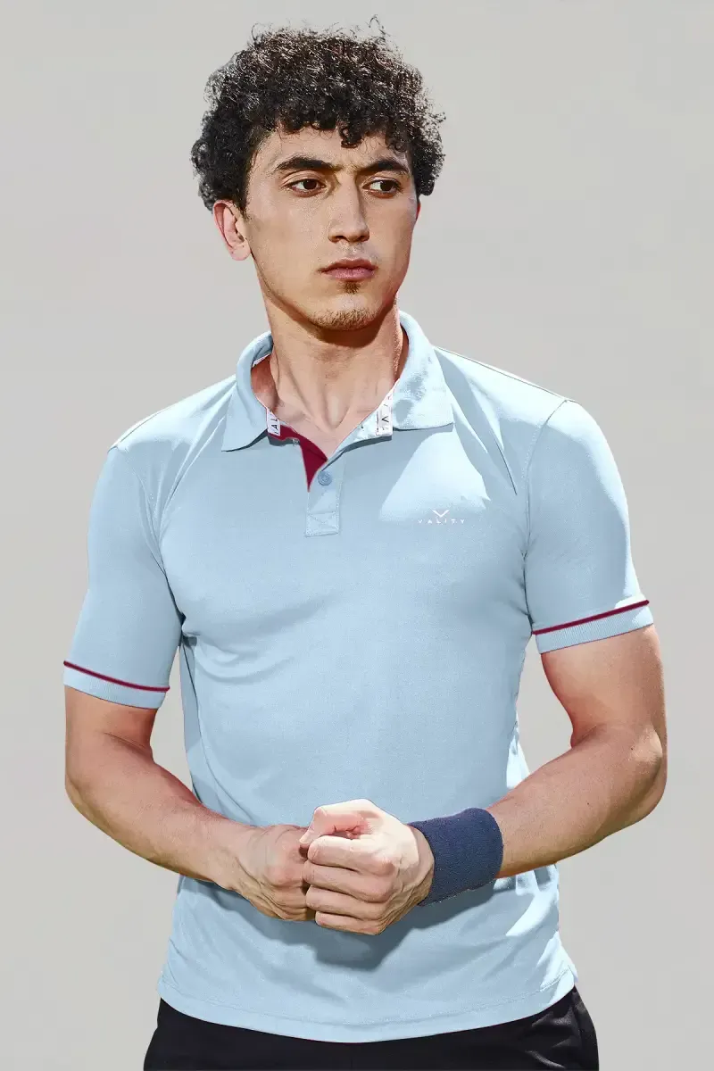 Men's Cotton Slim Fit Polo T-shirt