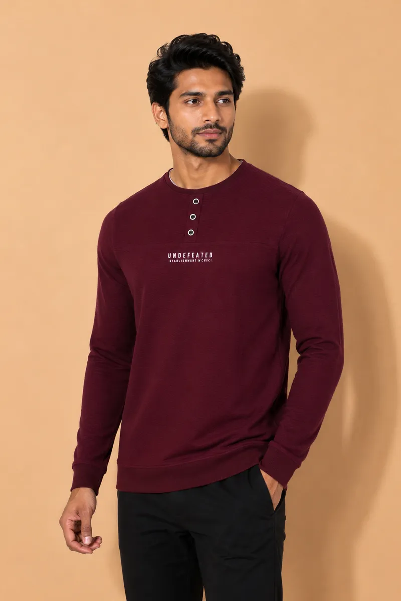 Men's Typographic Printed T-shirt