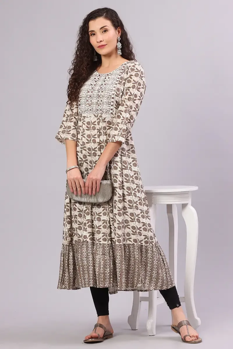 Cotton Printed Kurti for Women