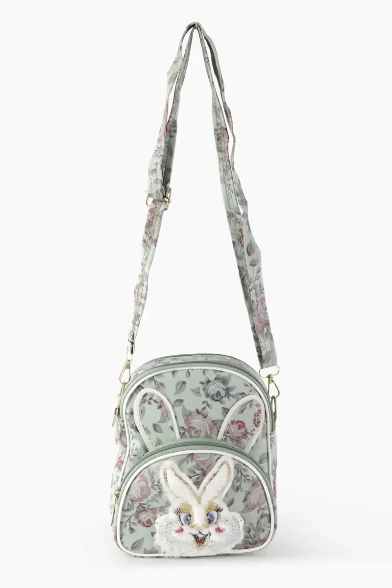 Girl's Floral Pattern Fashion Sling Bag