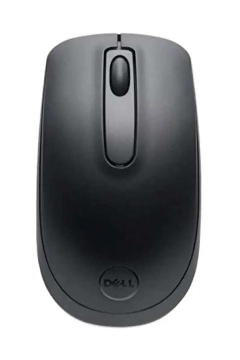 Dell WM118 Wireless Mouse with 2.4GHz Wireless, 1000 DPI, Nano Receiver, Optical Tracking (Black)