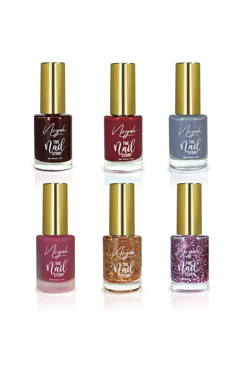 The Nail Story Combo of 6 Pcs - Each 11 ml